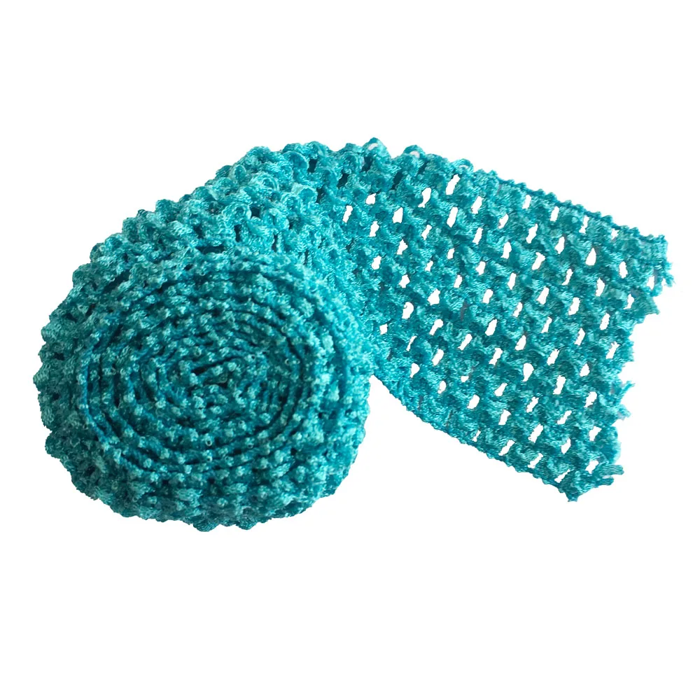 Crochet tutu bands Elastic Stretchy Waistband Headband Hairband 2.75" 1 meter per Lot
