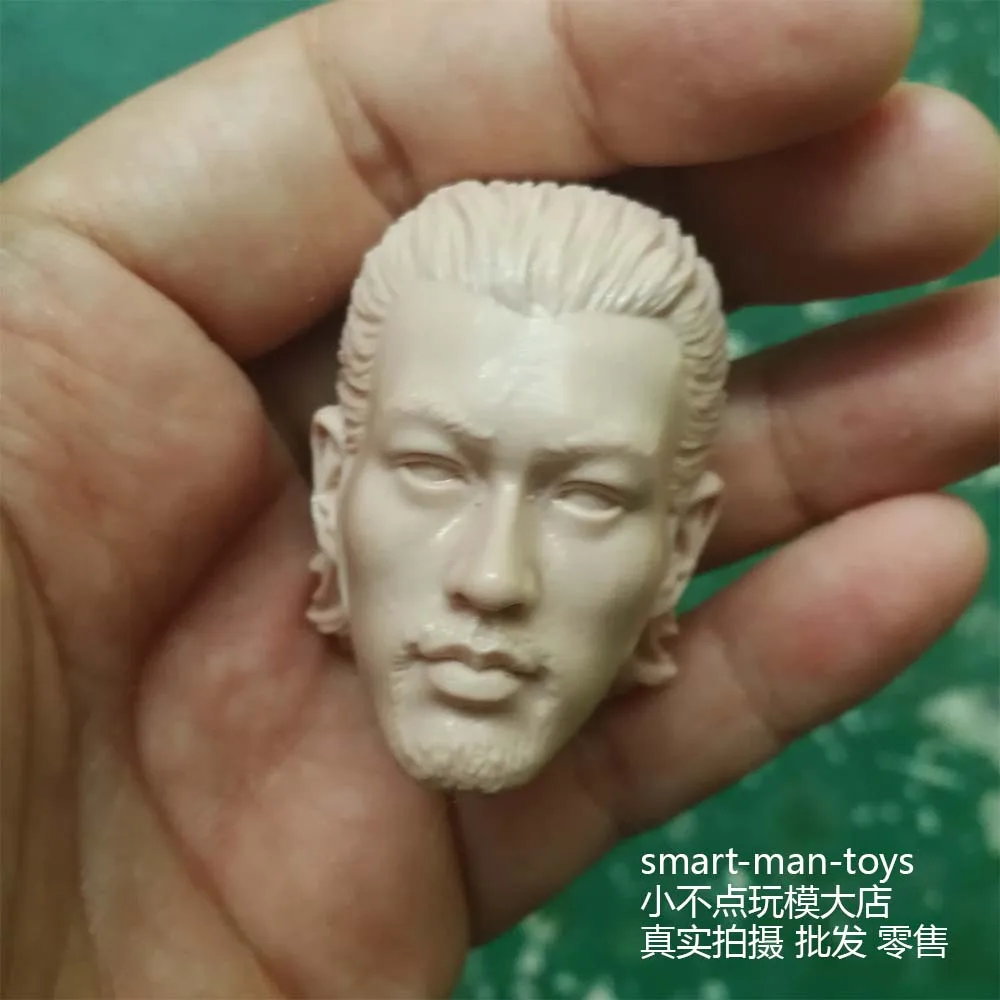 

blank 1/6 scale Asian Male Head Sculpt Danny Kwok-Kwan Chan unpainted