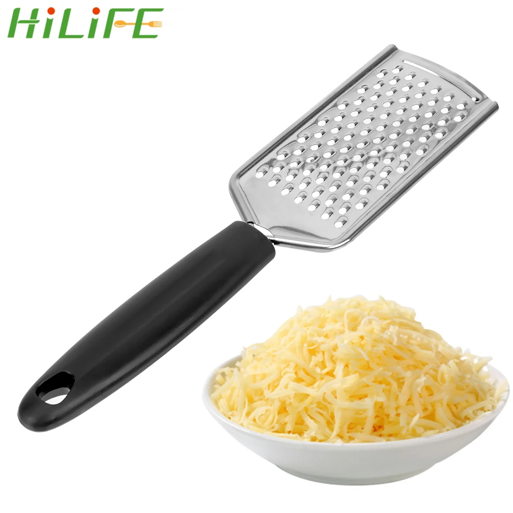 

HILIFE Long Handle Stainless Steel Cheese Grater Potato Vegetable Slicer Butter Grinder Fruits Shredder Cooking Tools