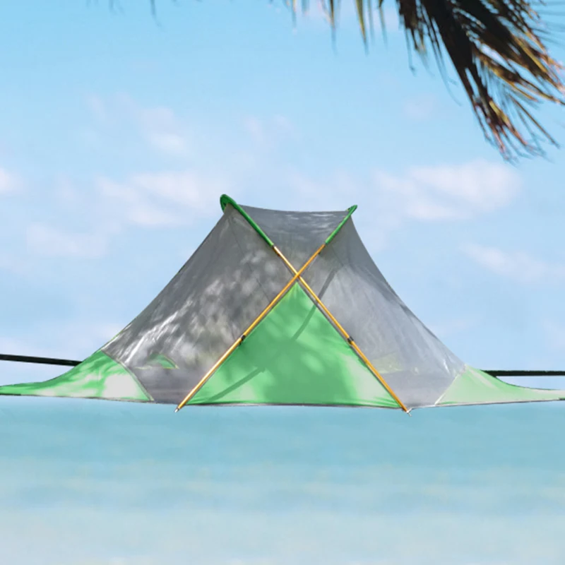 

FLYTOP Camping Tents For Outdoor Recreation 1 - 2 Person Gazebo Tent Mosquito Net Tourist Anti Rain Hammock Tents Free Shipping