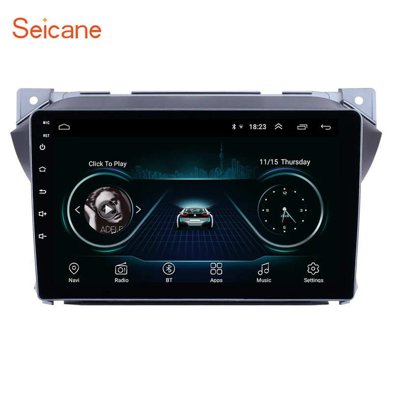 Seicane Android 8,1 2Din " Автомобильный мультимедийный плеер для Suzuki alto 2009 2010 2011 2012 2013 четырехъядерный gps Wifi