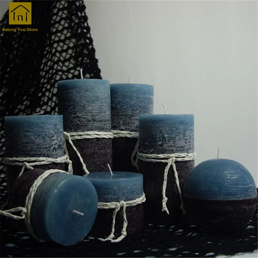 

Scented Candlestick Candle Holders Wedding Decoration Blugie Parfum Candlestick Wick Home Decor Aroma Candle Decoration JKK182