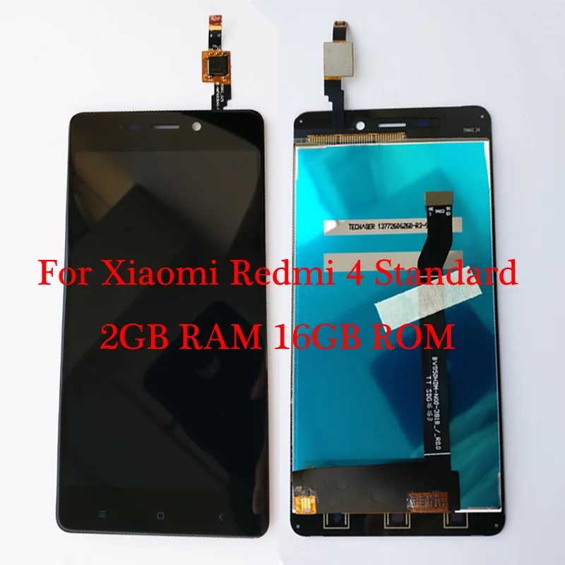 ЖК-дисплей и сенсорный датчик для Xiaomi Redmi 4 Standard 2 Гб ОЗУ 16 ПЗУ с дигитайзером redmi