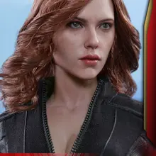 HT горячие игрушки MMS365 1/6 Капитан Америка 3 Civil War Black Widow 5,0 1" Коллекционная фигурка