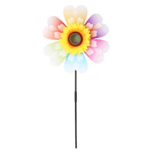 Новинка, ветряная мельница, детские игрушки, украшения для подсолнуха, садовые украшения, красочные наружные Спиннеры, Садовые принадлежности