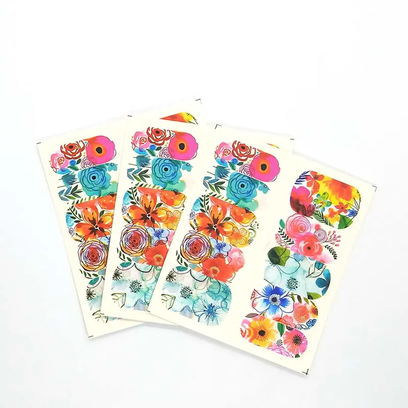 

Water Nail Stickers Cartoon Design Water Decal Sliders Wraps Tool Manicure Nail Art Decor Tips A14