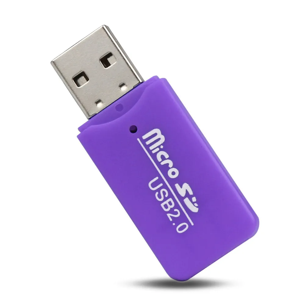 Высокая Скорость Mini USB 2.0 Micro SD TF T-Flash чтения карт памяти адаптера Au24 челнока