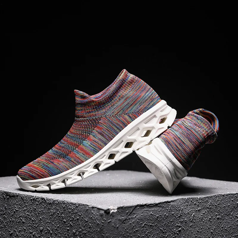 

Allwesome Socks Shoes Men Ultra Boost Sapato Masculino Basket Women White Sneakers Breathable&light Zapatillas Hombre Size 46