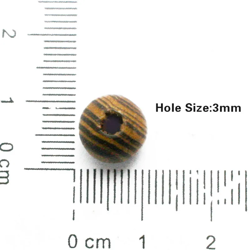 8-24 мм размер на выбор кофейные полосы массивные бусины натуральный шар деревянные разделительные бусины для Швейные аксессуары для одежды DIY