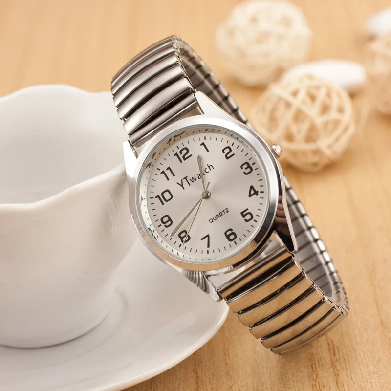 2014 New Simple Fashion elastic Band daily life Watches For Men And