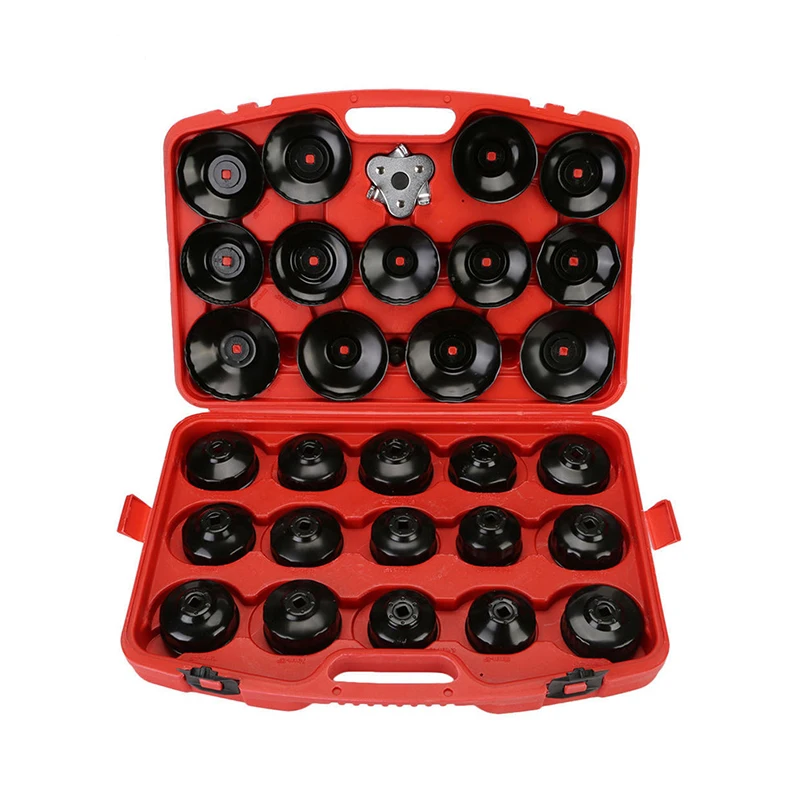 

Cup Type Oil Filter Wrench Removal Tool Set Cup Socket Tool Kit 30pcs
