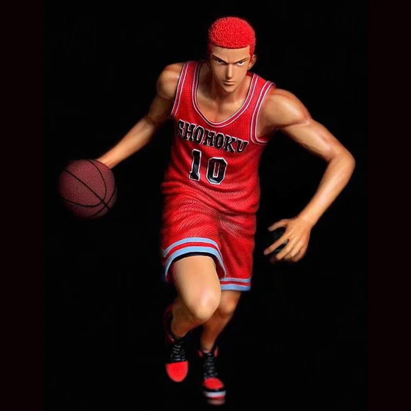 

23cm Slam Dunk Hanamichi Sakuragi Action Figures 2 Heads Toys
