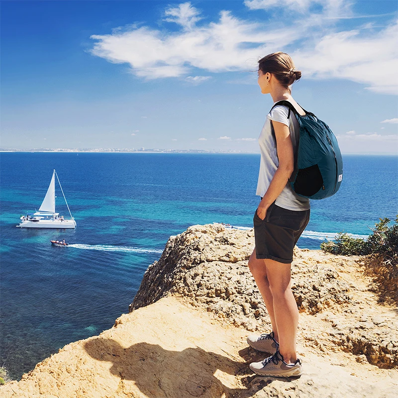 Naturehike Ультра Легкая спортивная сумка Cordura ткань 30D нейлон складной рюкзак для мужчин и женщин путешествия Кемпинг