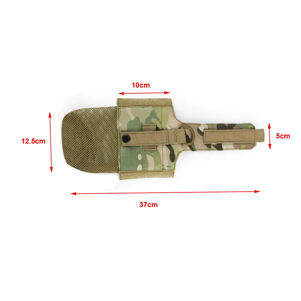 Bolsa de Garrafa de Água Tático Molle Cantina Militar Tampa Coldre Escondido Chaleira Dobrável Bolsa 11 Cheap Bolsas de água