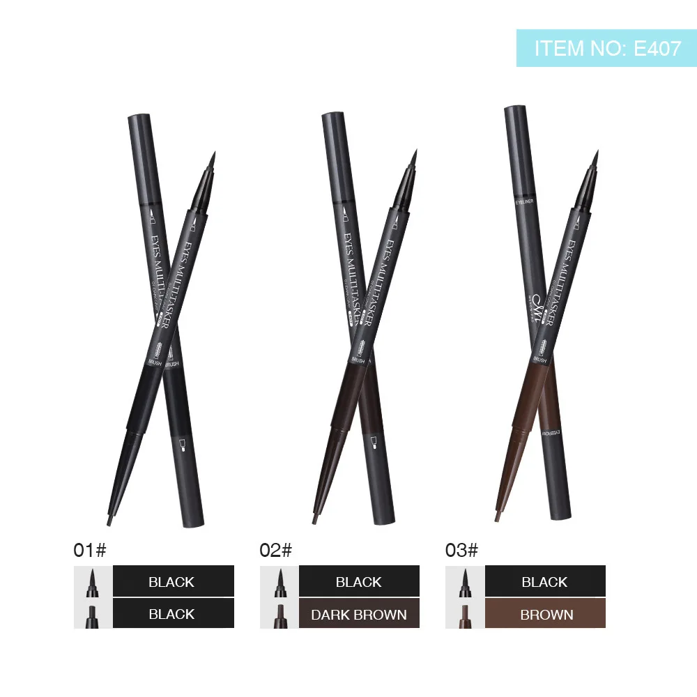 

1Pcs MENOW Multifunction Eyeliner Long-lasting Waterproof Liquid Eyeliner Easy to Wear Natural Eyeliner Make up Cosmetic E407 MN