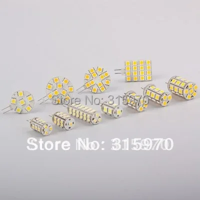 Бесплатная доставка 6 светодиодов SMD 5050 G4 светодиодная лампочка с круглой платой 1
