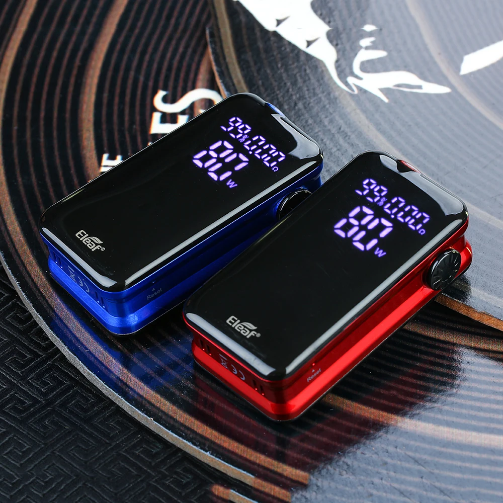 Tanie 100% oryginalny Eleaf iStick Nowos 80W maksymalna wydajność TC MOD 4400mAh wbudowana bateria z LED cyfrowy ekran i 3A szybkie ładowanie Vape