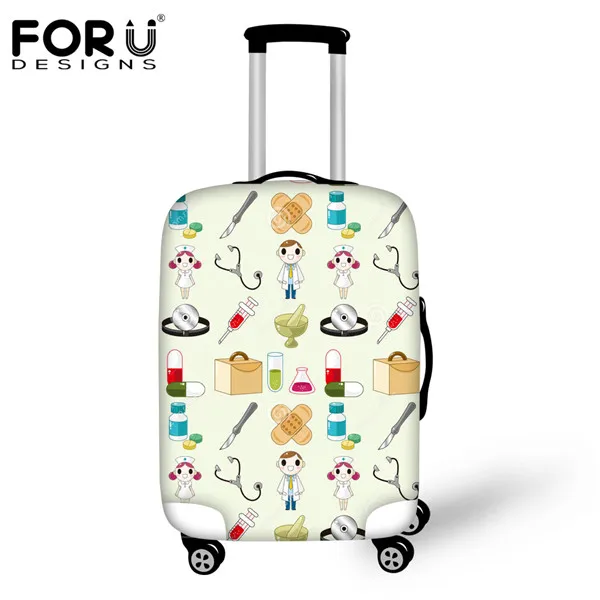 FORUDESIGNS/модный розовый чехол-головоломка для багажа, защитный чехол для чемодана 18-30 дюймов, чехол на колесиках, водонепроницаемый дождевик, винтажный - Цвет: H5807