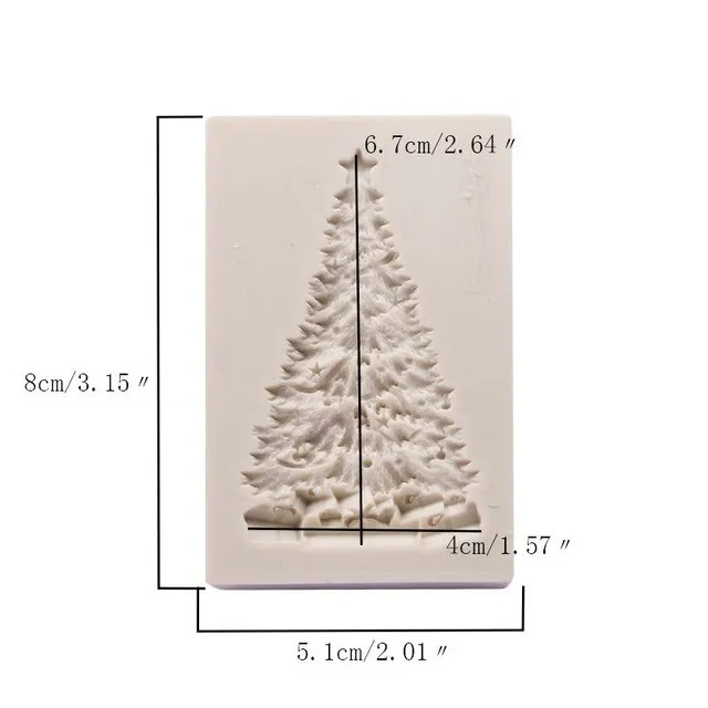 Силиконовая форма для рождественской елки, лося, снеговика, снежинки, сосновый конус, формочки для печенья, форма для самостоятельного приготовления шоколада, 3D формы для выпечки, инструменты для украшения торта k149 - Цвет: K151
