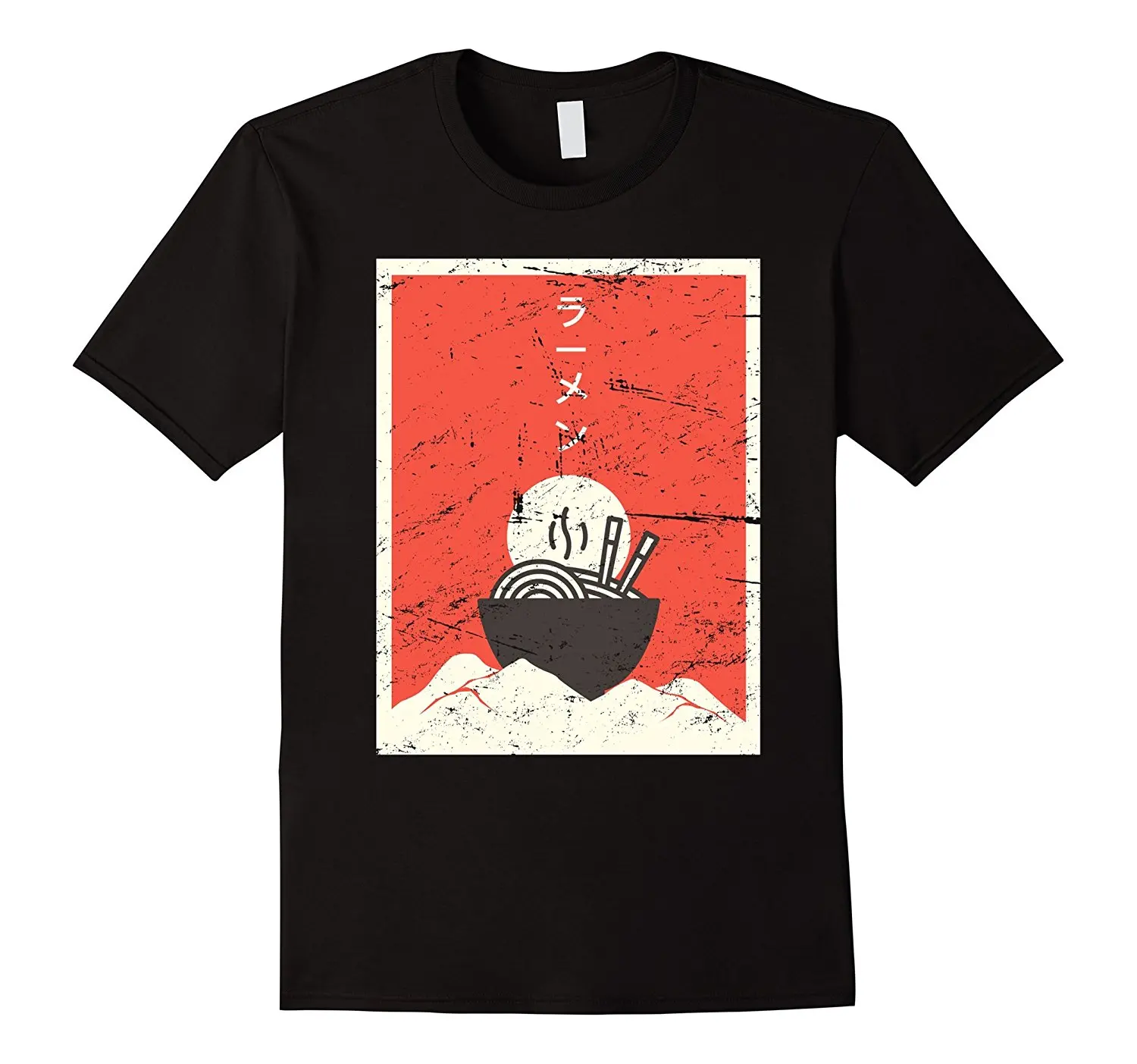 

2019 Hot sale Fashion Vintage Japanese Ramen Anime T-Shirt Tee shirt