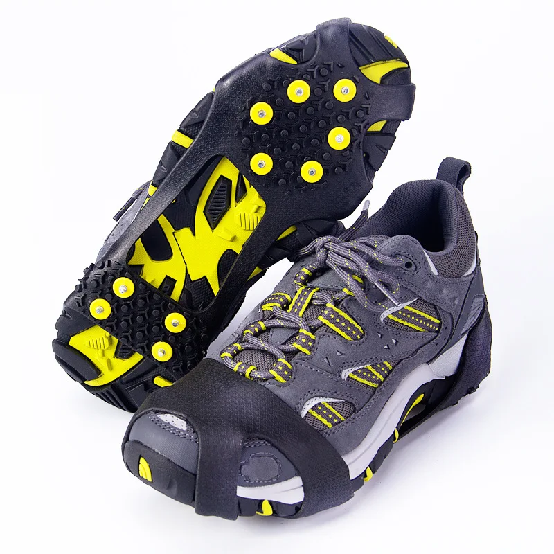 

1Pair ice snow studs Non-Slip spikes shoes outdoor climb boots grippers crampon muddy road walk cleats new protector