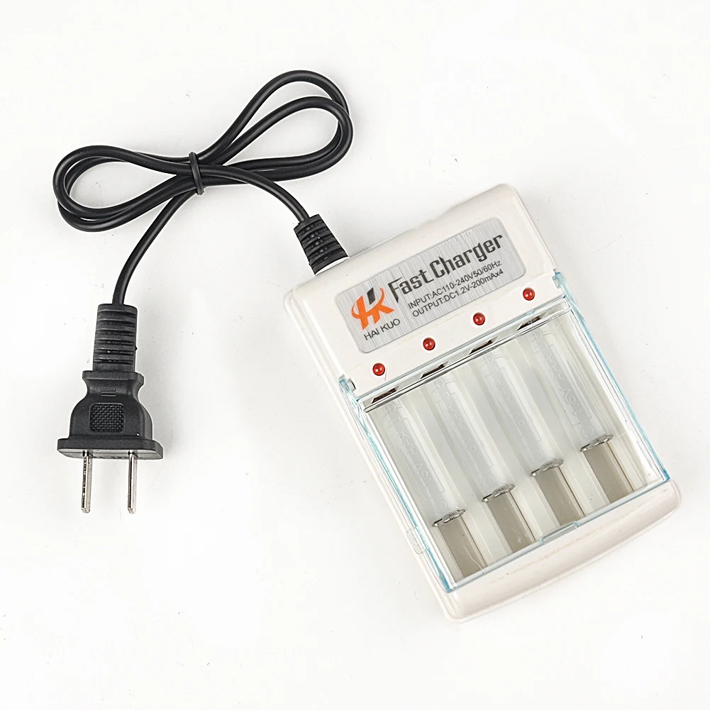 

Hot Sale 3V Universal Smart Charger 4-Slot AA/AAA Rechargeable Battery Charger Adapter USB Plug &