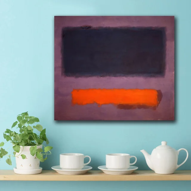 Gris Orange Sur Marron No 8 Mark Rothko Peinture à Lhuile