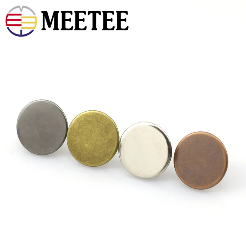 

50Set Fashion Metal Jeans Button Shank Button Snap Fastener Press Stud Buttons Shirt Pants Sewing Craft D2-3