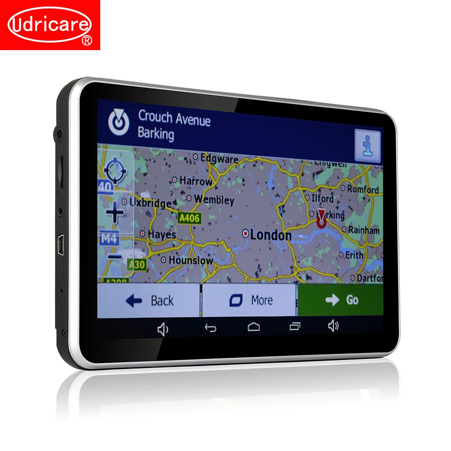 Udricare 7 дюймов gps навигатор Android автомобиль грузовик 16 Гб Allwinner A33 Quad core WiFi Интернет