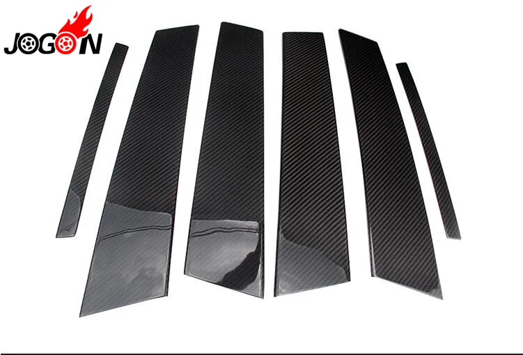 

Accessories Car Exterior Real Carbon Fiber Window Pillar Posts Trim Slim For Alfa Romeo Giulia 2016 2017 2018