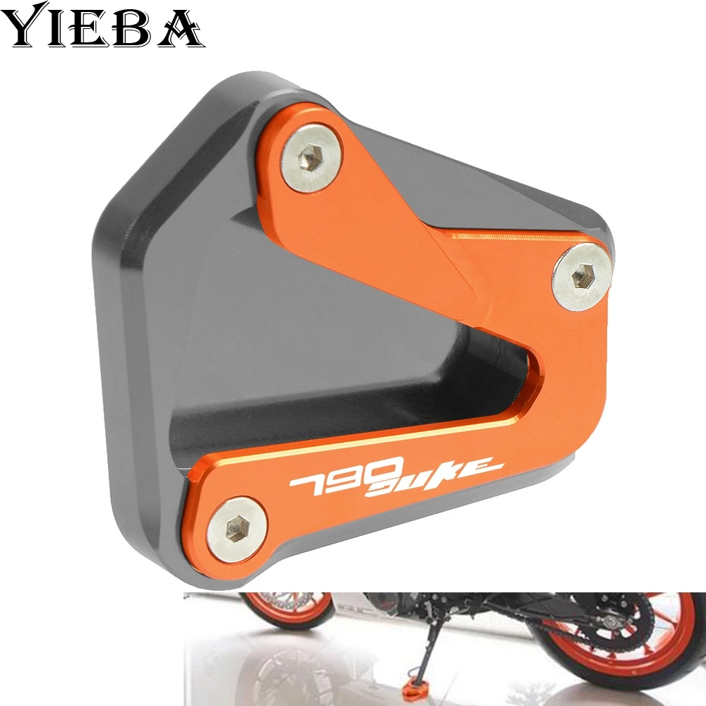 

Side bracket plate pad to expand the foot support side stand enlargeFor DUKE KTM 790 Duke790 Ktm790 2017-2020 2017 2018 2019