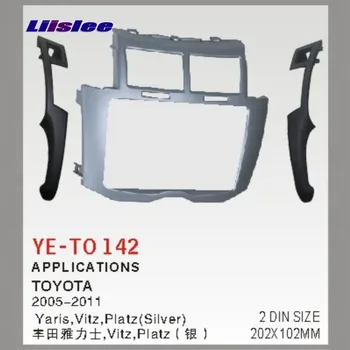 

For Toyota Yaris Vitz Platz XP90 2005-2013 Car Refitting DVD GPS NAV Frame CD Panel Dash Kit Radio Frame Audio Fascia
