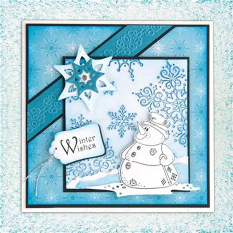 

Snowman Metal Cutting Dies for Scrapbooking New 2019 Die Cuts for Card Making Fustelle Die Cut Craft Dies Stitch Troqueles
