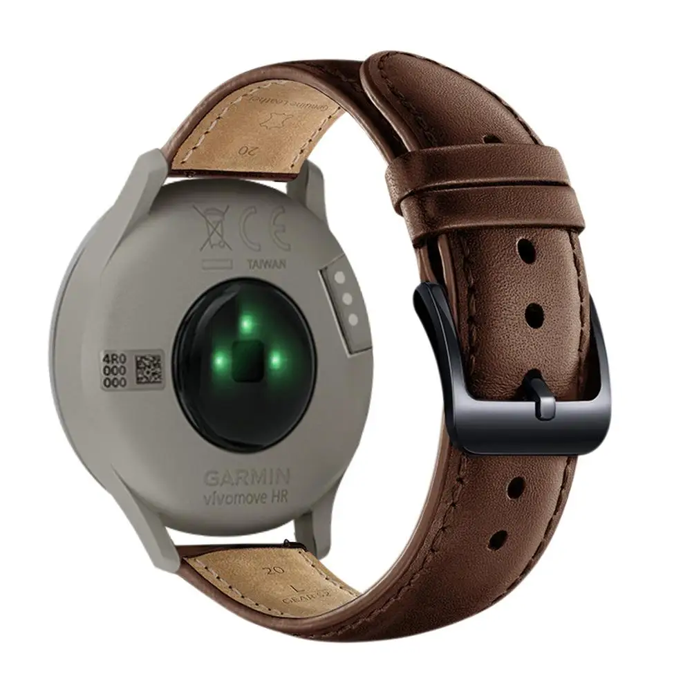 Подходит для Garmin Vivoactive3/vivomoveHR умные спортивные часы кожаный ремешок Fitbit Charge 2 Band