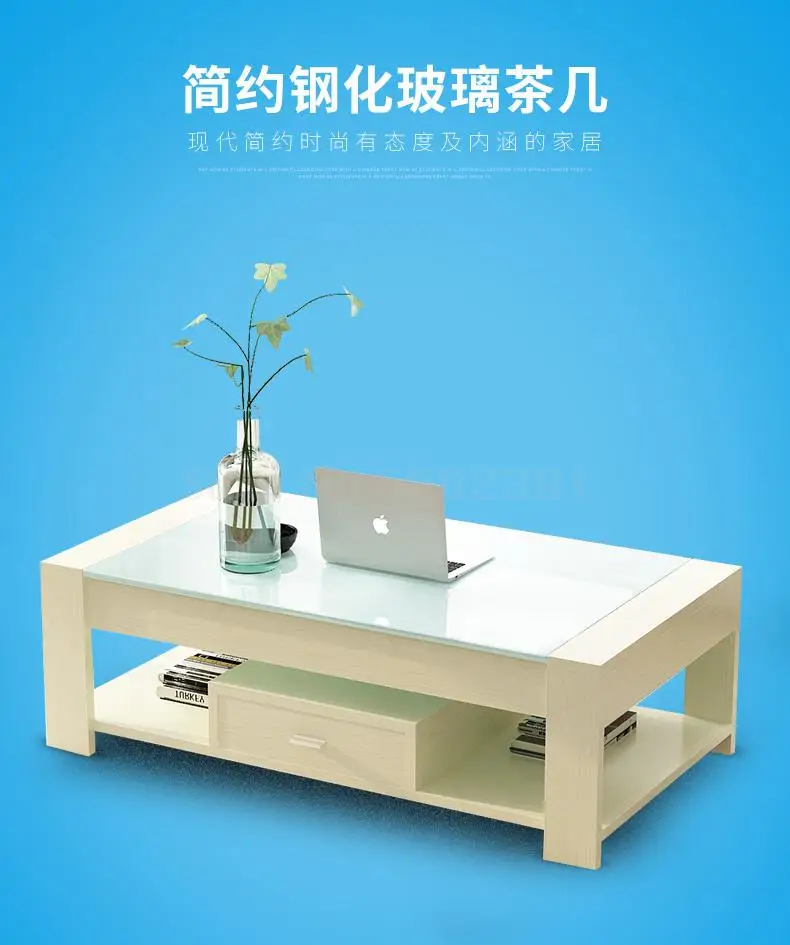 Excellent Tea Table Simple Modern Tempered Glass Tea Table Living Room Simple Small Huxing Creative Tea Table Table Table 1
