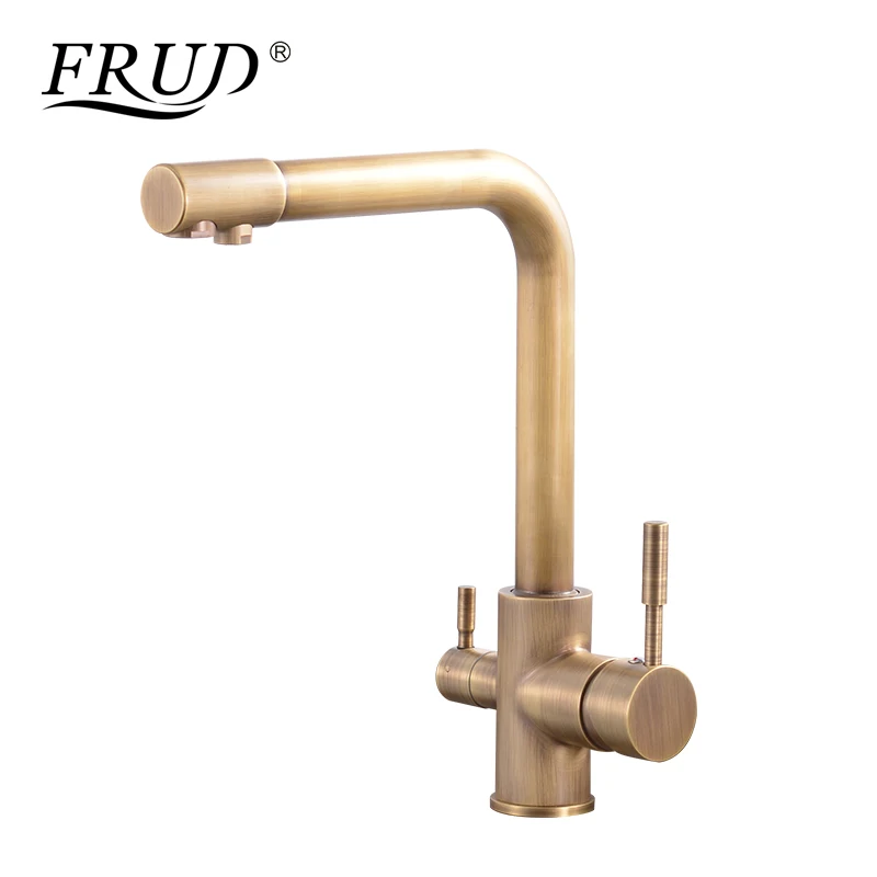 

FRUD New Filter Kitchen Faucets Mixer Tap Rotate 360 Degrees Water Purification Function Mixer Tap Crane For Kitchen Y40044