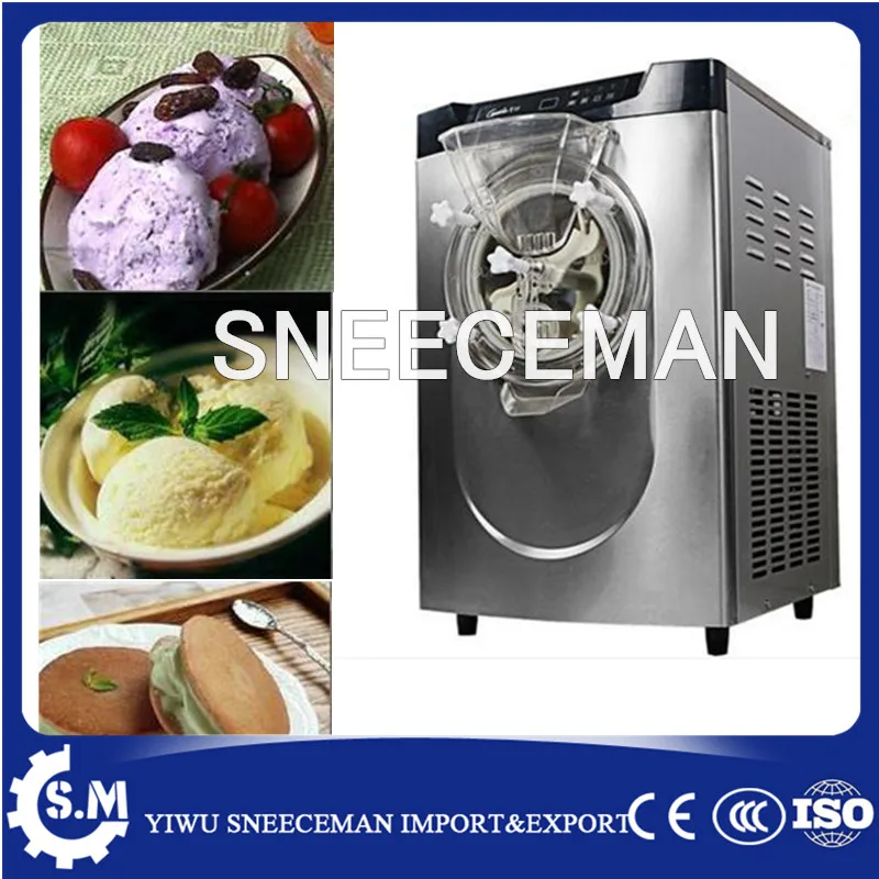 Professional aircooling Commercial hard serve ice cream machine with