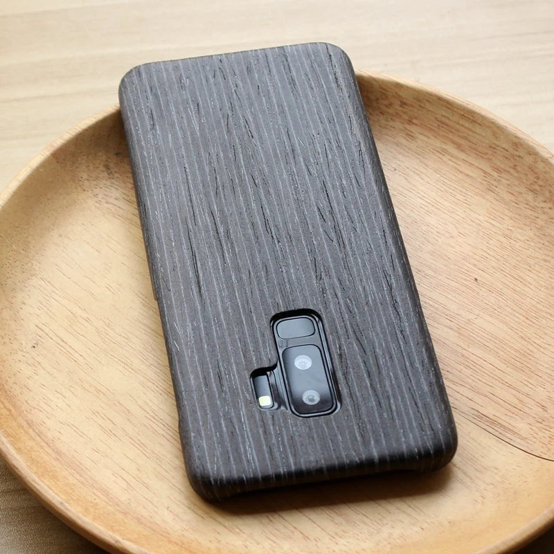Чехол для Galaxy S9 Plus чехол samsung galaxy s9 + Бамбуковая задняя крышка из натурального