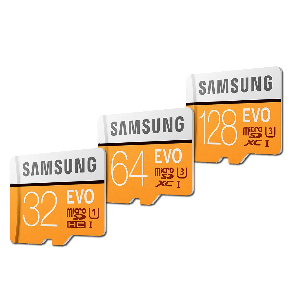 SAMSUNG карта памяти Micro SD карта, карта памяти Micro SD 32 gb 64GB 128 gb Microsd карты памяти SDHC C10 UHS-1 Макс 95 МБ/с. флэш-памяти TF карты памяти EVO SDXC 4K класса 10