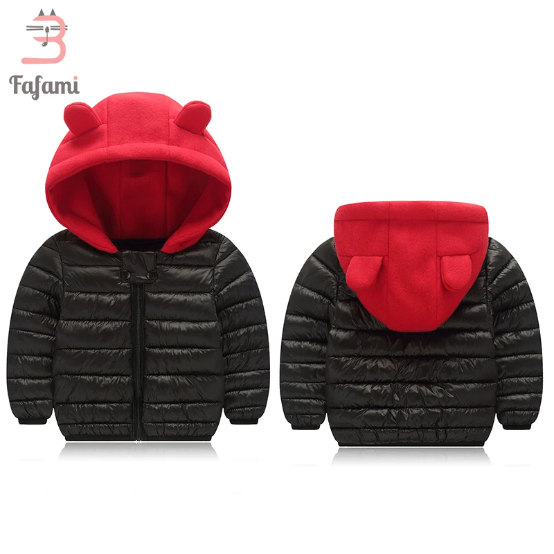 Зимняя детская зимняя одежда с капюшоном пуховая куртка для мальчиков, одежда для детей утепленная верхняя одежда, пальто Одежда для новорожденных девочек