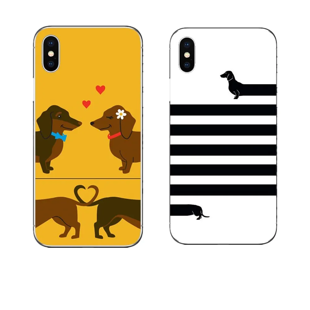 Длинная собака краткое жесткий чехол для телефона из поликарбоната iphone X 10 Крышка