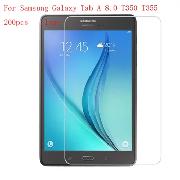 

Transparent Tablet LCD film Screen Protector for Samsung Tab A 8.0 T350 T355 9H Anti-scratch without retail packing 200pcs/lot