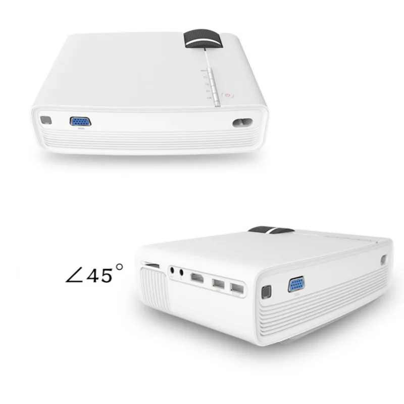 Новый YG410 домашний телефон прямой с экраном мини микро светодиодный HD проектор