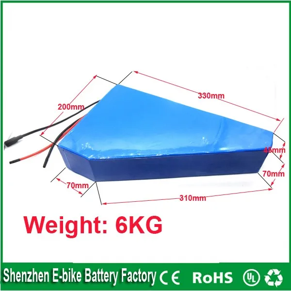 Best 48V 25Ah Samsung electric bicycle battery 48V 25A with free  charger 48v 25ah bafang 750w 1000w bbs03 E-bike lithium battery 15