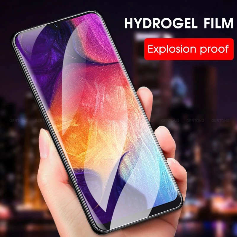 9D полная защитная пленка для Samsung A80 A90 A8 A9 Star Lite 2018 A20 A10 A30 A40 A50 70 Гидрогелевая