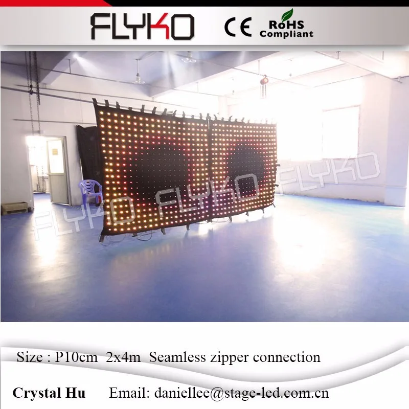 LED video curtain387