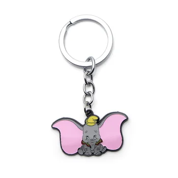

DMLSKY creative theme Metal Alloy Pendant Key Chains Ring Gift For Women Men Bag Elephant Cute Keychain Keyring Jewelry M3407