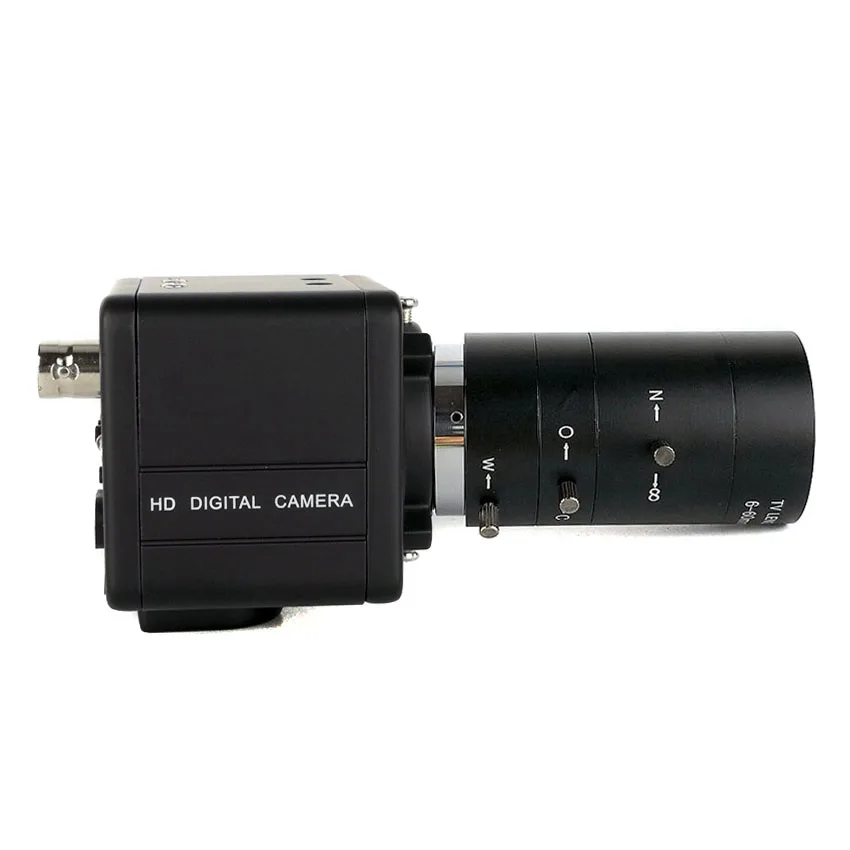 700TVL 1/3 дюйма 811 SONY CCD Box камера с объективом CS 6 60 мм Ручная фокусировка мини бокс