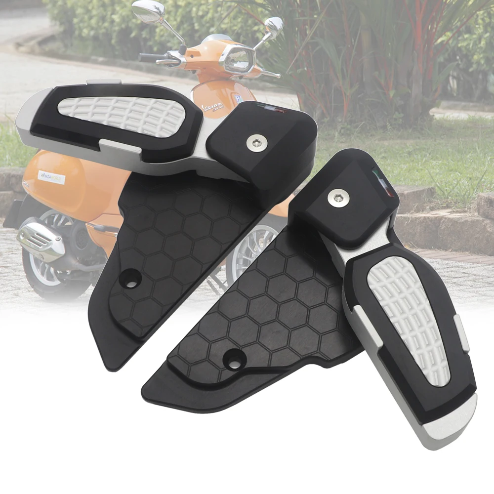 Для VESPA Primavera SPRINT 150 2018 мотоциклетные задние пассажирские складные подножки для 2017