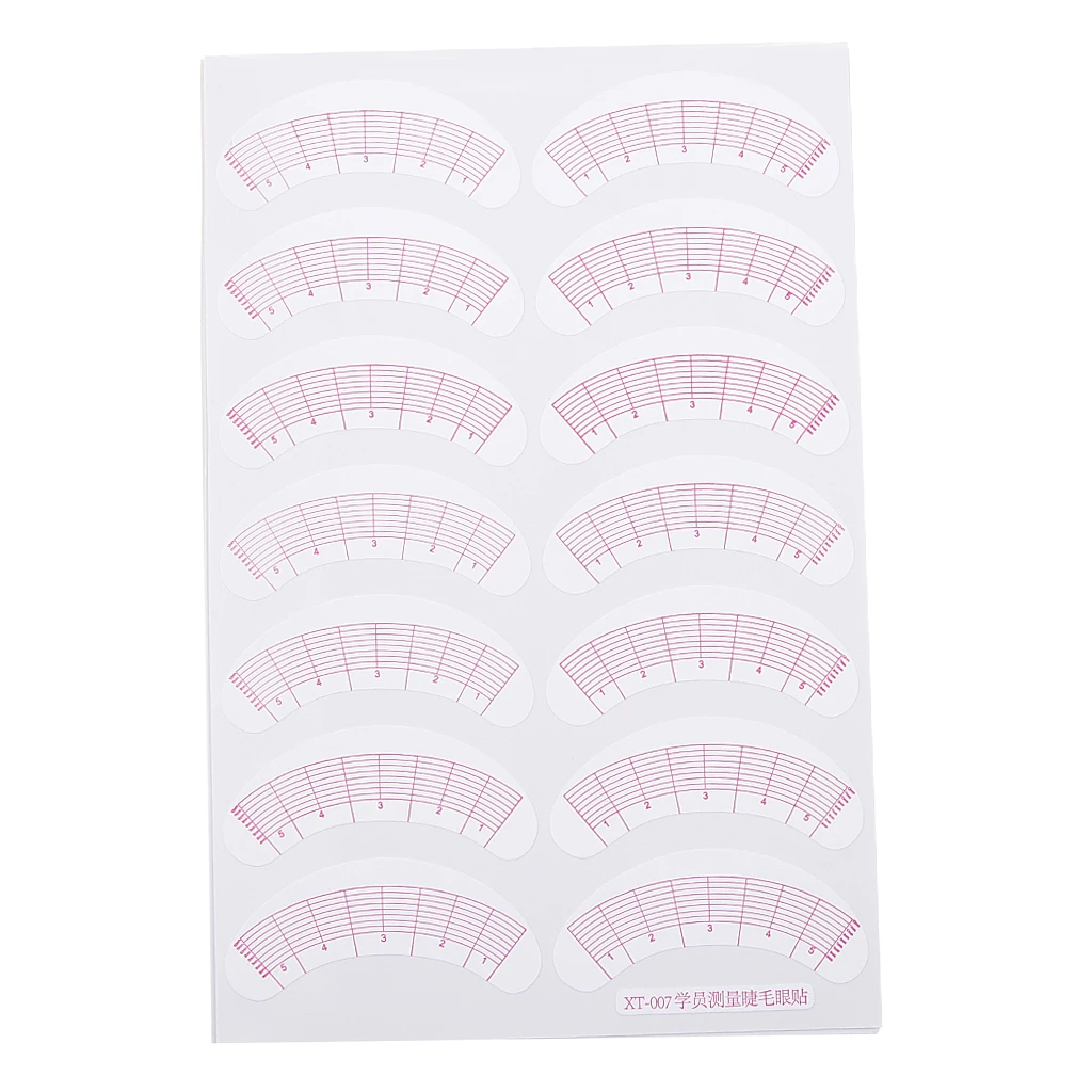 35 Pairs Eyelash Extensions Pads Stickers Patches Tool Lashes Measurement | Красота и здоровье